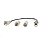 Antenna reduction DTT JACK - F Calearo 7132020