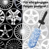 Ingenious brush for alloy wheels CARMODO Premium Felgenbürste incl. Wechselbezug