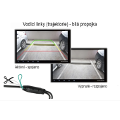 Universal rear parking camera Macrom AHD / CVBS