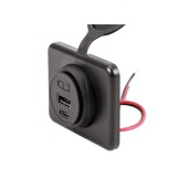 Built-in USB-A & USB-C charger, 5V, 4.2A MY1288