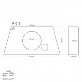 Closed cabinet Basser P1015 Black