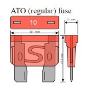 Knife ATC fuse 5A ACV 30.3920-05