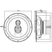 Blaupunkt ICx 663 car speakers