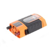 Voltage converter from 12V to 230V, USB, 600W, display - CAR600-D
