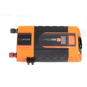 Voltage converter from 12V to 230V, USB, 600W, display - CAR600-D