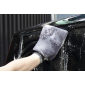 Microfiber washing glove Purestar Plush Wash Mitt Gray