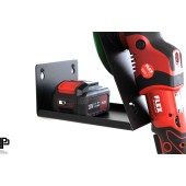 Poka Premium Hanger for one polishing machine with a shelf for batteries