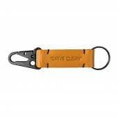Carbon Collective Snap Hook Leather Key Chain - Tan
