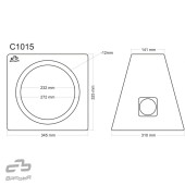Sealed enclosure Basser C1015 Black