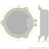 Subwoofer Sinus Live miniBassPUMP 8 Ω