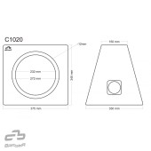 Sealed enclosure Basser C1020 Black