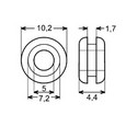 Rubber grommet 5 mm