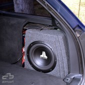 OEM Basser 10" speaker enclosure BMW 5 (E39) Touring