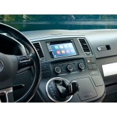 Car radio reduction frame for Volkswagen Touareg, T5 Caravelle, T5 Multivan, T5 Transporter