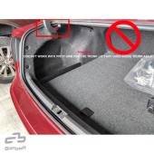 OEM soundbar Basser 10" for Volkswagen Passat B6 sedan, Passat B7 sedan