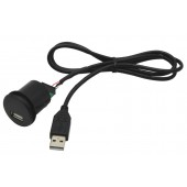 USB socket with cable