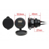 USB / HDMI socket with cable