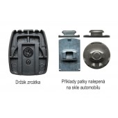 HD DVR camera with recording and 4.3" monitor in the rearview mirror HV-043LA