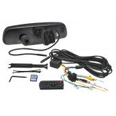 HD DVR camera with recording and 4.3" monitor in the rearview mirror HV-043LA