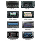 AUX input for car radios VW / Škoda / Seat