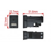 USB + JACK Toyota / Subaru connector