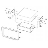 Car radio reduction frame for Mercedes C-Class, CLK, Vito, Viano