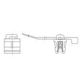 Drawstring clip for edge 437431
