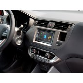 Car radio reduction frame for Kia Rio