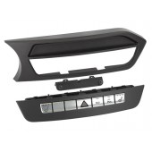 Car radio reduction frame for Mercedes C-Class