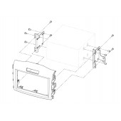 Car radio reduction frame for Honda CR-V
