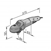 Ergonomic polisher with regulation FLEX PE 14-3 125