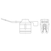 Drawstring clip for edge 437433