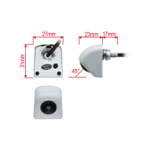 Universal rear parking camera Macrom AHD / CVBS