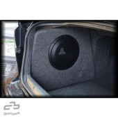 OEM enclosure Basser 10" for Mitsubishi Lancer sedan