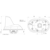 Blaupunkt DAB-A-GPS-A Shark antenna