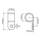 4.8mm Wire Harness Clamp (100 pcs)