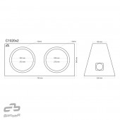 Basser C1020X2 closed double enclosure