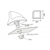 Adapter for Calearo 7131052 antenna