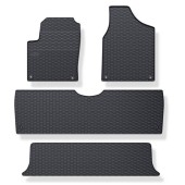 Geyer & Hosaja rubber car mats for Ford Galaxy (1995 - 2006) / Seat Alhambra (1995 - 2010) / Volkswagen Sharan (1995 - 2010)