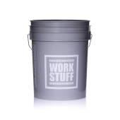 Work Stuff Detailing Bucket Gray Wheels + Separator Black