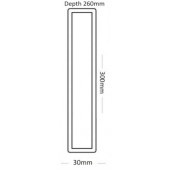 Bass reflex double speaker Basser B1035SX2