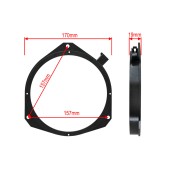 GF20 speaker adapter 165mm Alfa / Fiat / Opel