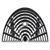 Dirt separator Grit Guard Washboard - black