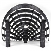 Dirt separator Grit Guard Washboard - black