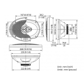 Speakers Kenwood KFC-S6966