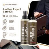A small set of leather car cosmetics Leather Expert - Leather Handbag Care Kit