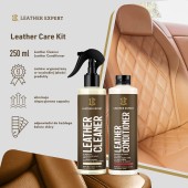 Set of car cosmetics for leather Leather Expert - Leather Car Care Kit