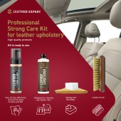 Set of car cosmetics for leather Leather Expert - Leather Strong Care Kit