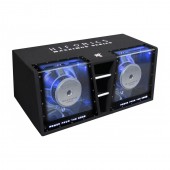 Powerful subwoofer in Hifonics MXZ12DUAL box