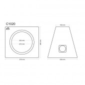 Closed cabinet Basser C1020 Black